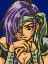 Portrait of Malice from Fire Emblem Archanea Saga for the Satellaview